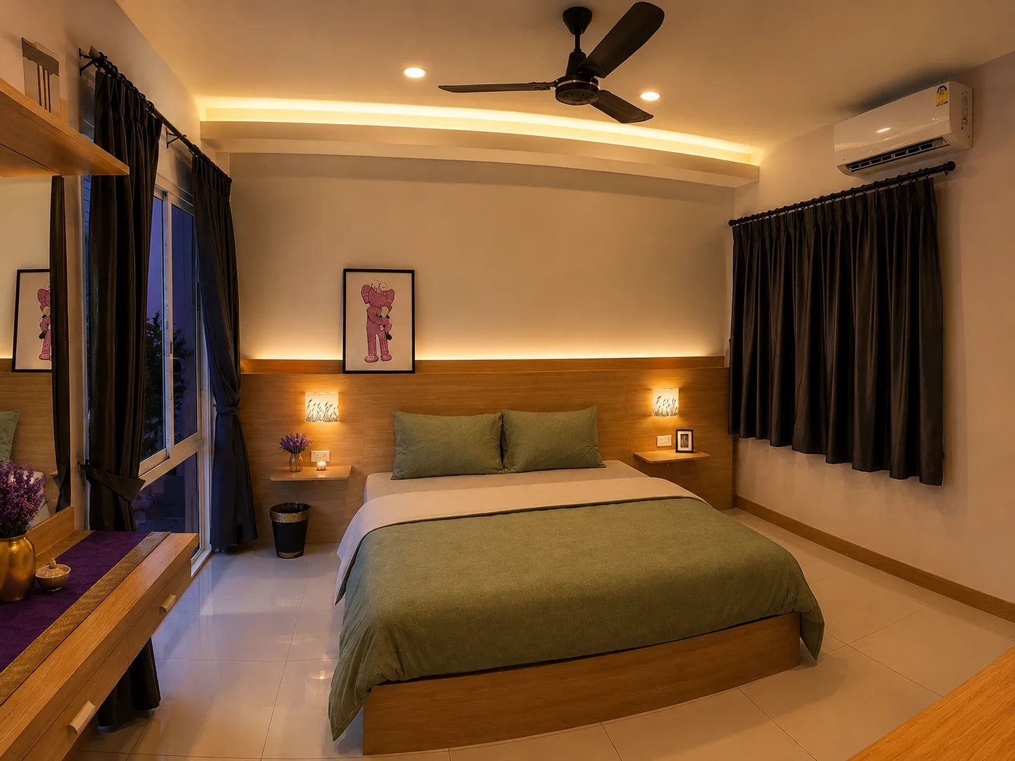 Master Suite at After Party Villas